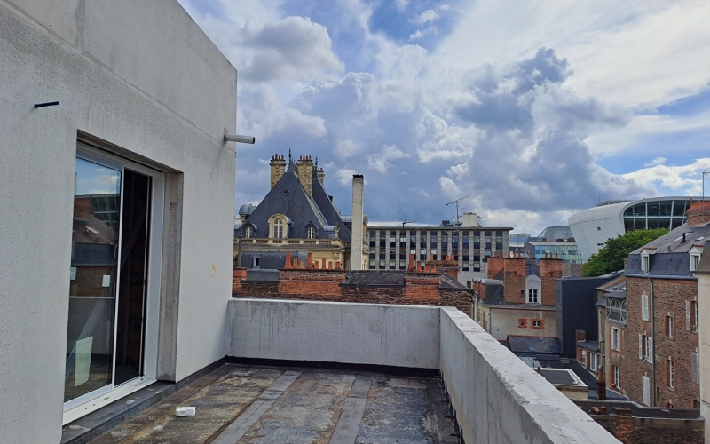
Rennes gare appartement  T6 Duplex , dernier étage - terrasse, d'environ 132m2
 - Photo 2