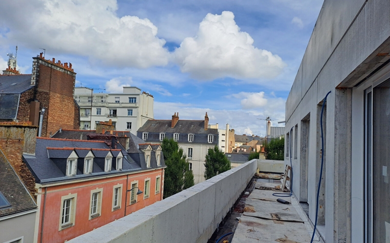
Rennes gare appartement  T6 Duplex , dernier étage - terrasse, d'environ 132m2
 - Photo 3